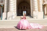 Kassandra Ayala Quinceaneras photo session at beautiful  Pasadena City Hall in Pasadena California, Photographer www.gvphotoandvideo.com, 323-633-8283