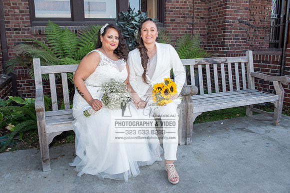 JENNIFER AND CYNTHIA glbt wedding photography and video at Long Beach Museum of Art in Long Beach Ca, www.gustavovillarreal.com, 323-633-8283