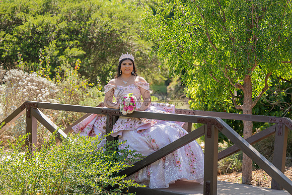 Sofia Mia quinceañera photos, videos, session, at Los Ageles Arboretum and Botanic Garden in Arcadia Ca, Gustavo Villarreal photographer, videographer, 323-633-8283, www.gvphotoandvideo.com