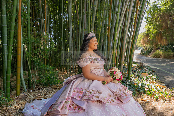 Sofia Mia quinceañera photos, videos, session, at Los Ageles Arboretum and Botanic Garden in Arcadia Ca, Gustavo Villarreal photographer, videographer, 323-633-8283, www.gvphotoandvideo.com