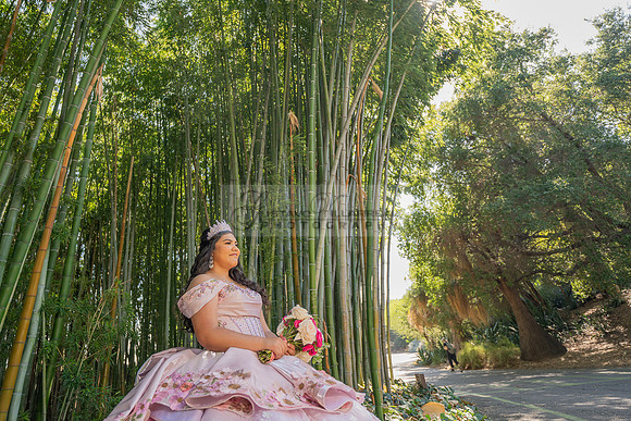 Sofia Mia quinceañera photos, videos, session, at Los Ageles Arboretum and Botanic Garden in Arcadia Ca, Gustavo Villarreal photographer, videographer, 323-633-8283, www.gvphotoandvideo.com