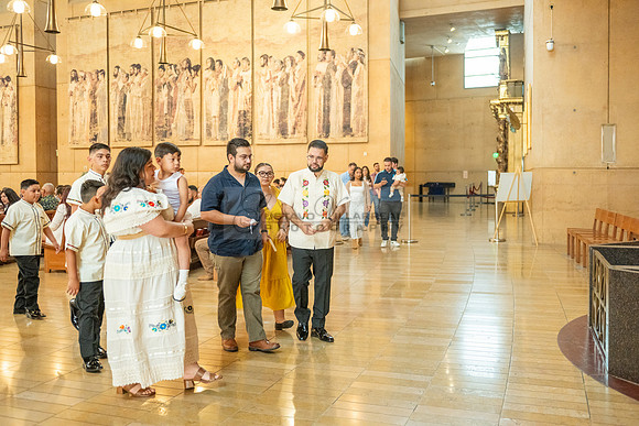 Baptism photographer, videographer at Cathedral of our Lady of Angeles in Los Angeles Ca. Gustavo Villarreal Photography, 323-633-8283, www.gvphotoandvideo.com