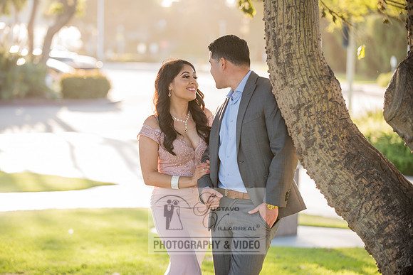 Alejandro and Monique engagement photos at Long beach Harbor Lighthouse, 323-633-8283, www.gustavovillarreal.com