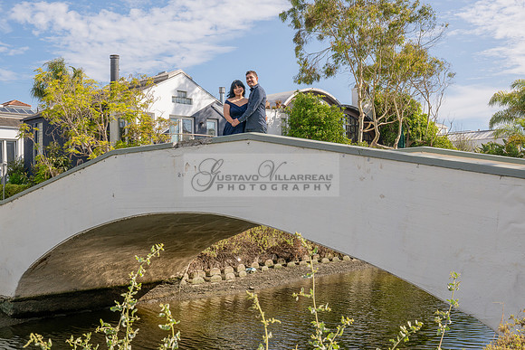 Karina and Raul engagement photos session, wedding photos at Venice Canals in Venice Beach California, Photography and videography by Gustavo Villarreal photographer, 323-633-8283, www.gvphotoandvideo