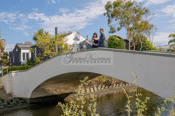 Karina and Raul engagement photos session, wedding photos at Venice Canals in Venice Beach California, Photography and videography by Gustavo Villarreal photographer, 323-633-8283, www.gvphotoandvideo
