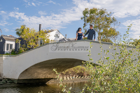 Karina and Raul engagement photos session, wedding photos at Venice Canals in Venice Beach California, Photography and videography by Gustavo Villarreal photographer, 323-633-8283, www.gvphotoandvideo