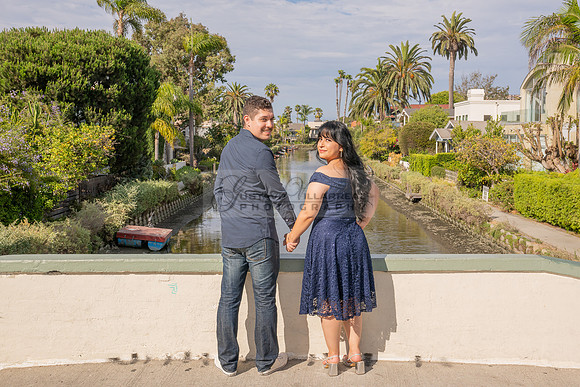 Karina and Raul engagement photos session, wedding photos at Venice Canals in Venice Beach California, Photography and videography by Gustavo Villarreal photographer, 323-633-8283, www.gvphotoandvideo
