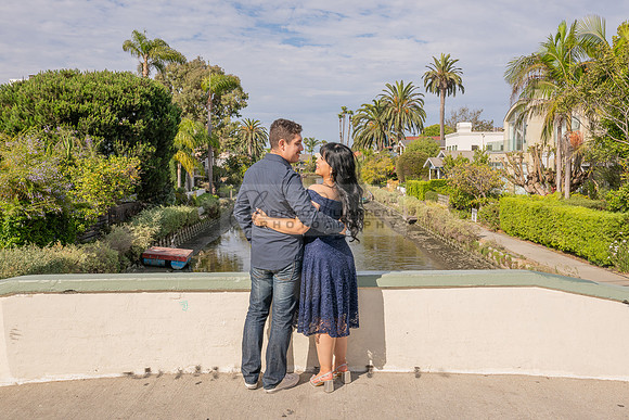 Karina and Raul engagement photos session, wedding photos at Venice Canals in Venice Beach California, Photography and videography by Gustavo Villarreal photographer, 323-633-8283, www.gvphotoandvideo