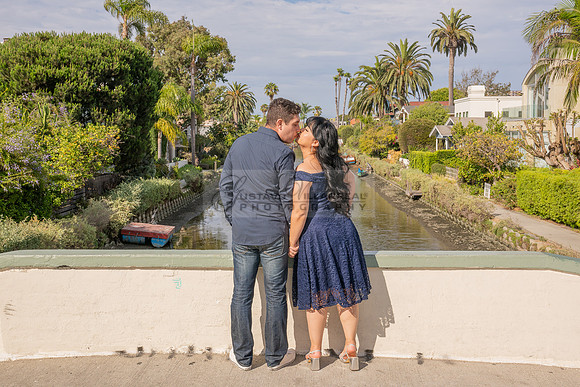 Karina and Raul engagement photos session, wedding photos at Venice Canals in Venice Beach California, Photography and videography by Gustavo Villarreal photographer, 323-633-8283, www.gvphotoandvideo