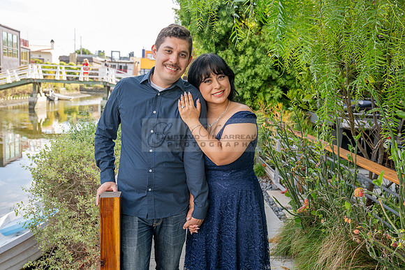 Karina and Raul engagement photos session, wedding photos at Venice Canals in Venice Beach California, Photography and videography by Gustavo Villarreal photographer, 323-633-8283, www.gvphotoandvideo