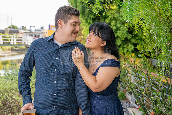 Karina and Raul engagement photos session, wedding photos at Venice Canals in Venice Beach California, Photography and videography by Gustavo Villarreal photographer, 323-633-8283, www.gvphotoandvideo