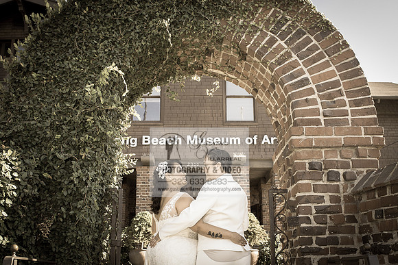 JENNIFER AND CYNTHIA glbt wedding photography and video at Long Beach Museum of Art in Long Beach Ca, www.gustavovillarreal.com, 323-633-8283