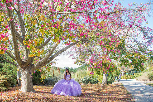 Alexis Mariana quinceanera photoshoot, video in Los Angeles Arboretum in Arcadia Ca. 323-633-8283