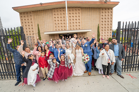 L & S, N & N wedding celebration in Compton Ca, Commerce Ca, pho