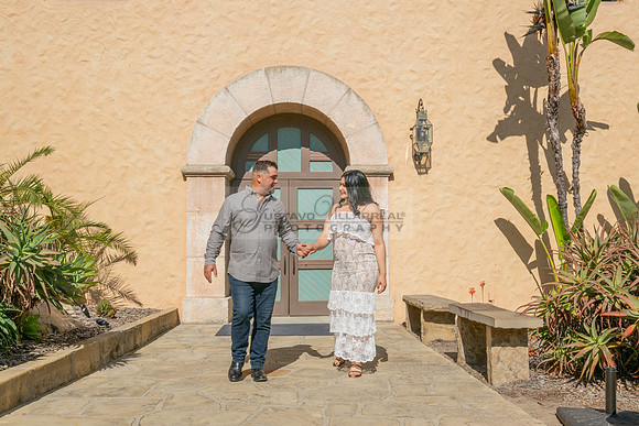 Jessica and Cory engagement photo session at Our Lady of Mount C
