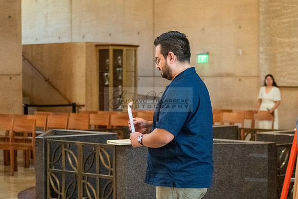 Baptism photographer, videographer at Cathedral of our Lady of Angeles in Los Angeles Ca. Gustavo Villarreal Photography, 323-633-8283, www.gvphotoandvideo.com
