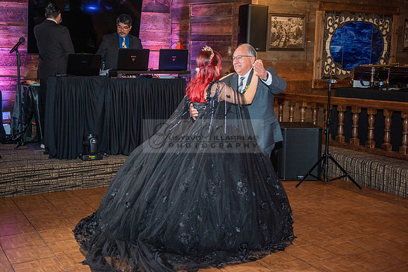 Ariana Soto, Quinceanera celebration reception and ceremony at Pomona Valley Mining and Company in Pomona Ca, Photographer and videographer by Gustavo Villarreal, 323-633-8283, www.gvphotoandvideo.com