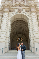 Lupe and Gustavo wedding engagement photo session at Pasadena City Hall in Pasadena California by Gustavo Villarreal Photographer, videographer, 323-633-8283, www.gvphotoandvideo.com