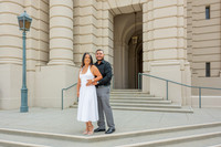 Lupe and Gustavo wedding engagement photo session at Pasadena City Hall in Pasadena California by Gustavo Villarreal Photographer, videographer, 323-633-8283, www.gvphotoandvideo.com
