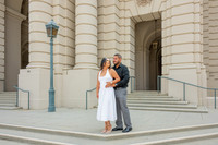 Lupe and Gustavo wedding engagement photo session at Pasadena City Hall in Pasadena California by Gustavo Villarreal Photographer, videographer, 323-633-8283, www.gvphotoandvideo.com