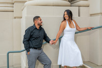 Lupe and Gustavo wedding engagement photo session at Pasadena City Hall in Pasadena California by Gustavo Villarreal Photographer, videographer, 323-633-8283, www.gvphotoandvideo.com