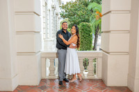 Lupe and Gustavo wedding engagement photo session at Pasadena City Hall in Pasadena California by Gustavo Villarreal Photographer, videographer, 323-633-8283, www.gvphotoandvideo.com