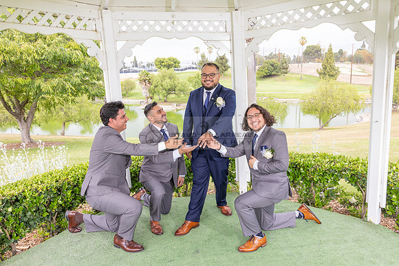 Thalial and Francisco wedding reception at La Mirada Golf course in