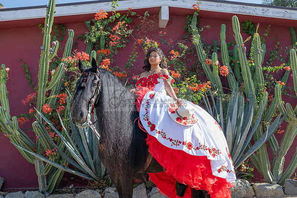 Sabrina Ai Crescencio quinceanera photoshoot photo, video en caballos, Duarte Ca, 323-633-8283, www.gvphotoandvideo.com