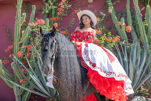 Sabrina Ai Crescencio quinceanera photoshoot photo, video en caballos, Duarte Ca, 323-633-8283, www.gvphotoandvideo.com