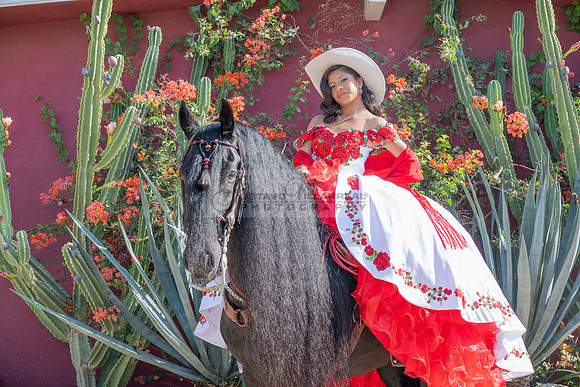 Sabrina Ai Crescencio quinceanera photoshoot photo, video en caballos, Duarte Ca, 323-633-8283, www.gvphotoandvideo.com