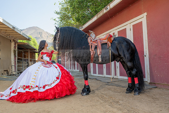 Sabrina Ai Crescencio quinceanera photoshoot photo, video en caballos, Duarte Ca, 323-633-8283, www.gvphotoandvideo.com