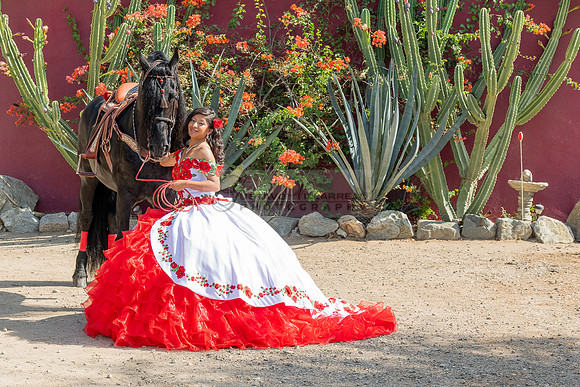 Sabrina Ai Crescencio quinceanera photoshoot photo, video en caballos, Duarte Ca, 323-633-8283, www.gvphotoandvideo.com