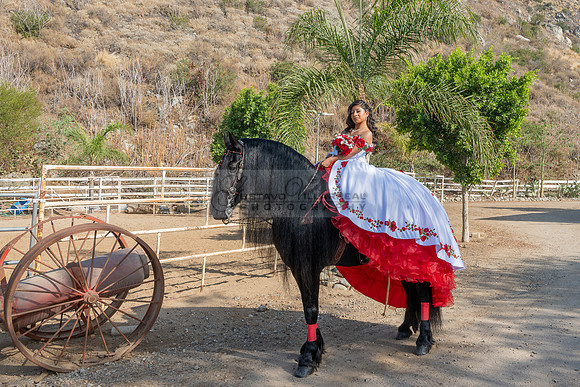 Sabrina Ai Crescencio quinceanera photoshoot photo, video en caballos, Duarte Ca, 323-633-8283, www.gvphotoandvideo.com