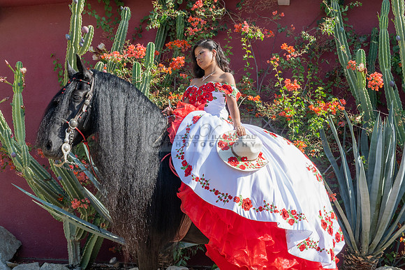 Sabrina Ai Crescencio quinceanera photoshoot photo, video en caballos, Duarte Ca, 323-633-8283, www.gvphotoandvideo.com