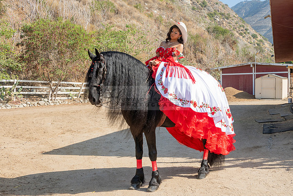 Sabrina Ai Crescencio quinceanera photoshoot photo, video en caballos, Duarte Ca, 323-633-8283, www.gvphotoandvideo.com