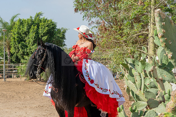 Sabrina Ai Crescencio quinceanera photoshoot photo, video en caballos, Duarte Ca, 323-633-8283, www.gvphotoandvideo.com