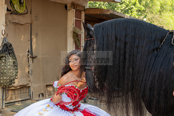 Sabrina Ai Crescencio quinceanera photoshoot photo, video en caballos, Duarte Ca, 323-633-8283, www.gvphotoandvideo.com