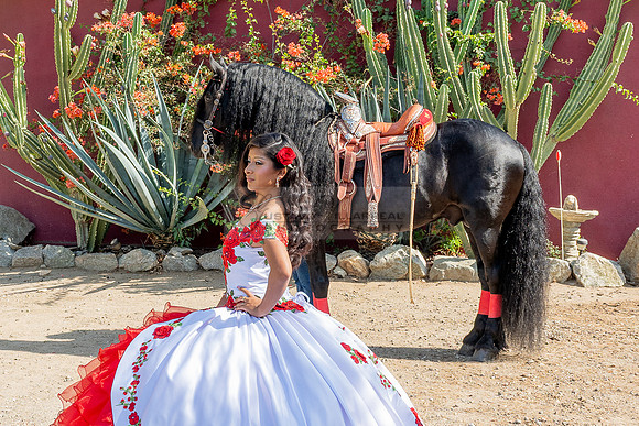Sabrina Ai Crescencio quinceanera photoshoot photo, video en caballos, Duarte Ca, 323-633-8283, www.gvphotoandvideo.com