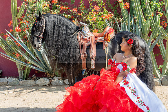 Sabrina Ai Crescencio quinceanera photoshoot photo, video en caballos, Duarte Ca, 323-633-8283, www.gvphotoandvideo.com