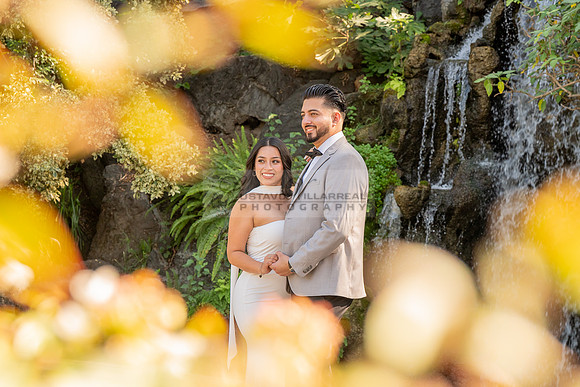 Erick and Yomira wedding, engagement photos at Los Angeles Arboretum & Botanic Garden in Arcadia Ca, images by Gustavo Villarreal Photography, 323-633-8283, www.gvphotoandvideo.com
