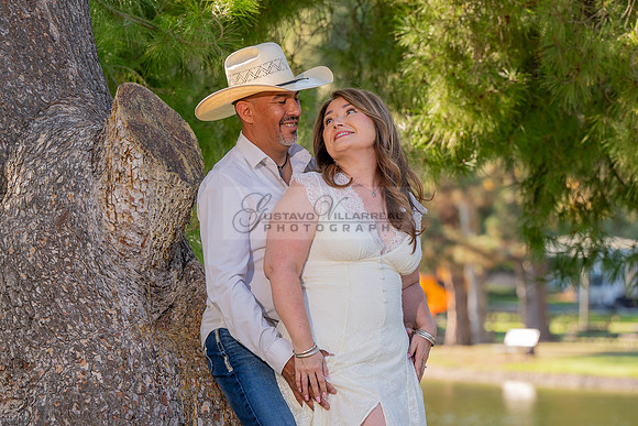 Angelica and Luis Engagement photos, weddings, family portraits at Yorba Regional Park in Anaheim California by Gustavo Villarreal Photography, videographer, 323-633-8283, www.gvphotoandvideo.com