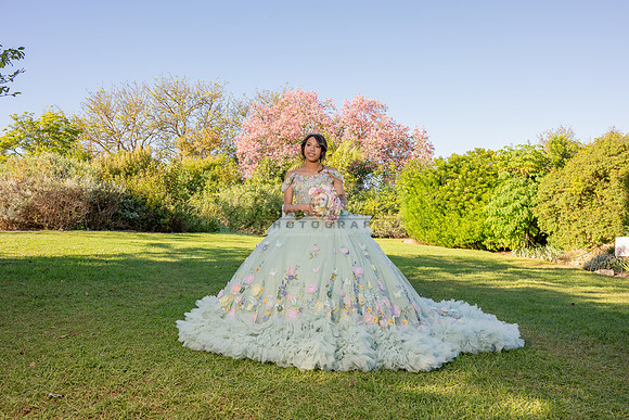 Emma Gutierrez quinceanera photo shoot, videos at South Coast Botanic Garden in Palos Verdes States Ca by Gustavo Villarreal Photography, 323-633-8283, www.gvphotoandvideo.com