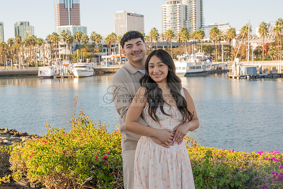 Christopher and Andrea engagement, wedding, photos at Lions Lighthouse in Long Beach California, photographs, images by Gustavo Villarreal photography, 323-633-8283, www.gvphotoandvideo.com