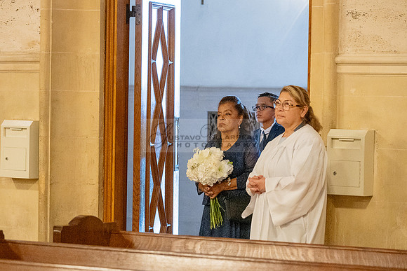Gustavo and Lupe wedding ceremony at San Vincent Catholic Church