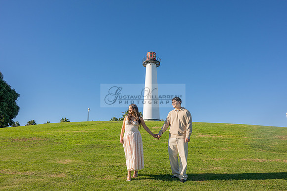 Christopher and Andrea engagement, wedding, photos at Lions Lighthouse in Long Beach California, photographs, images by Gustavo Villarreal photography, 323-633-8283, www.gvphotoandvideo.com