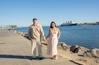 Christopher and Andrea engagement, wedding, photos at Lions Lighthouse in Long Beach California, photographs, images by Gustavo Villarreal photography, 323-633-8283, www.gvphotoandvideo.com
