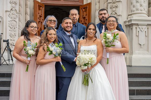 Gustavo and Lupe wedding ceremony at San Vincent Catholic Church