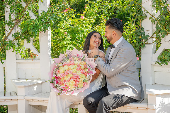 Erick and Yomira wedding, engagement photos at Los Angeles Arboretum & Botanic Garden in Arcadia Ca, images by Gustavo Villarreal Photography, 323-633-8283, www.gvphotoandvideo.com