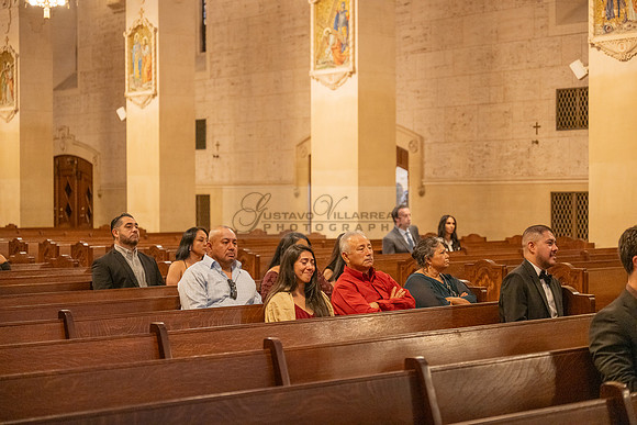 Gustavo and Lupe wedding ceremony at San Vincent Catholic Church