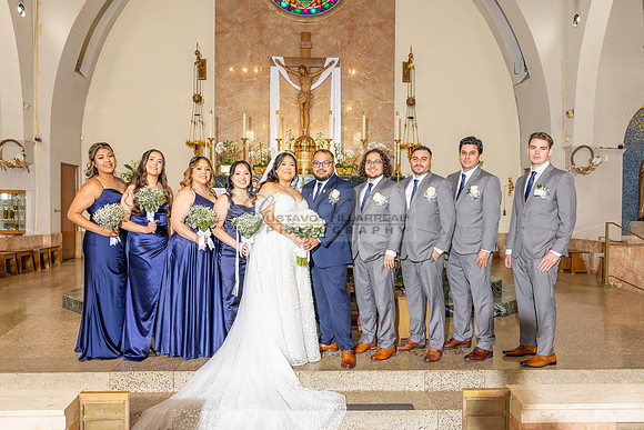 Thalial and Francisco wedding reception at La Mirada Golf course in
